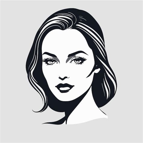 Premium Vector Woman Face Silhouette Profile Vector Illustration