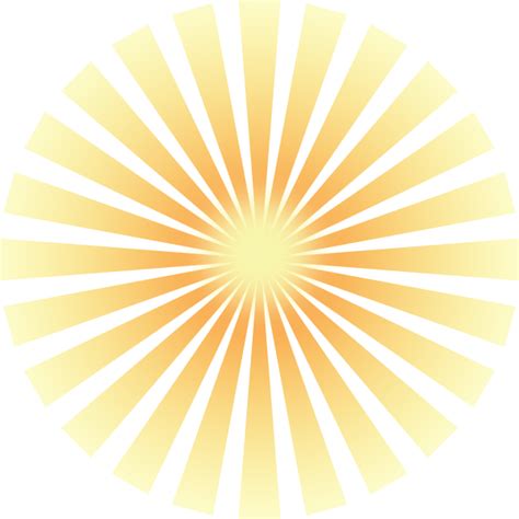 Golden Solar Rays Clip Art at Clker.com - vector clip art online