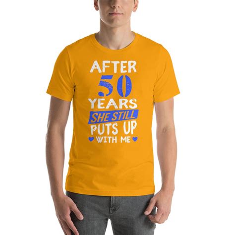 Funny 50th Year Anniversary Shirt 50 Years Anniversary T Etsy Uk