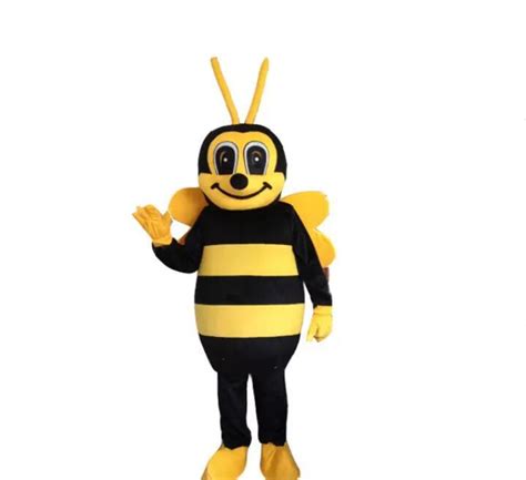 Honey Bee Bee Mascot Costume Adult Size Cartoon Fancy Dress For