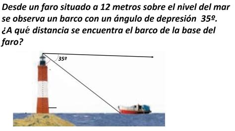 Desde Un Faro Situado A 12 Metros Sobre El Nivel Del Mar Se Observa Un Barco Con Un ángulo Youtube