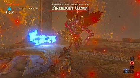 Zelda Breath Of The Wild Fireblight Ganon Boss Guide