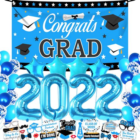 Buy Big Graduation Party Decorations 2022 Pack Of 66 Graduation