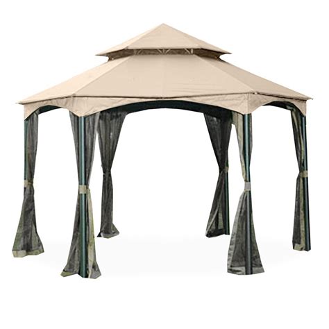 This gazebo was sold at home depot and home decorator's collection for the past several years. Garden Winds Southbay Hexagon Gazebo Replacement Canopy ...