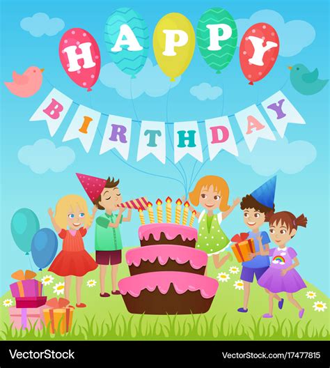 birthday party pictures cartoon