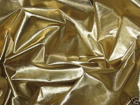 Gold Metallic Tissue Lame Fabric 45 Wide By The Yard