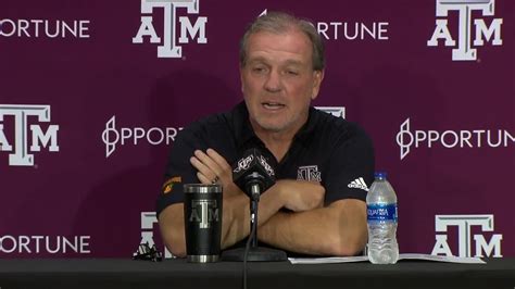 Watch Now Jimbo Fisher Breaks Down Week Of Texas A M Football Fall Camp Youtube