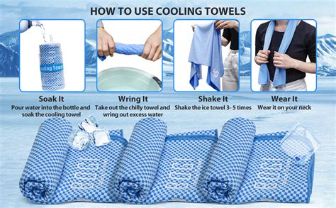 Bogi 2 Pack Cooling Towel Cooling Towels For Neck And Face