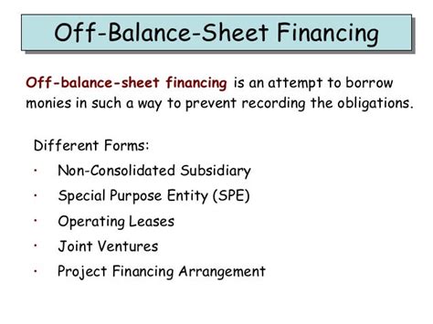Off Balance Sheet Risk Example Hotel Sheet Balance Canariasgestalt