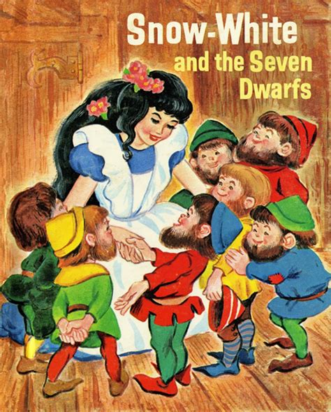 Snow White Vintage Storybook Panel De Four Seasons David Etsy España