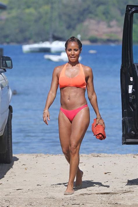 Soon To Be Single Jada Pinkett Smith Flaunts Her Bikini Bod Amid