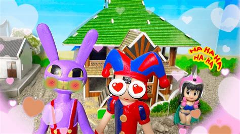 Pomni Loves Jax The Amazing Digital Circus Animation Life Story Stop Motion Youtube