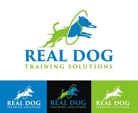 Bold Playful Dog Training Logo Design For Real Dog Training Solutions