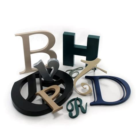 Painted Metal Letters Any Font Any Color Woodland Manufacturing