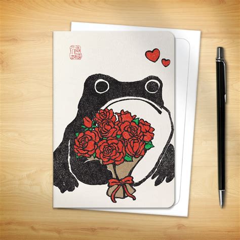 Th Birthday Greeting Card Age Ezen Frog For Him For Her Etsy