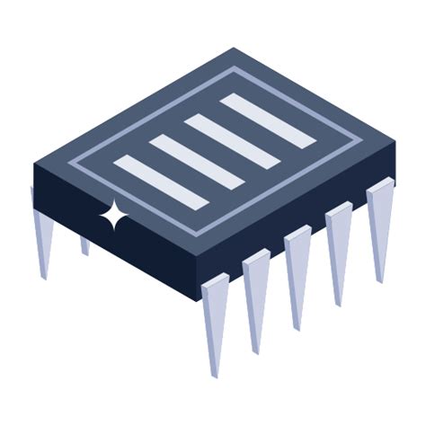 Computer Chip Generic Isometric Icon