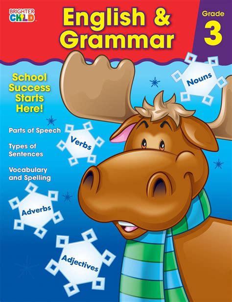 English And Grammar Workbook Grade 3 By Brighter Child English