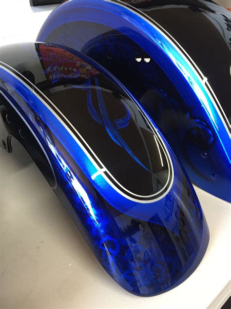 Blue Black And Youll Never Look Back Custom Motorcycle Paint Jobs