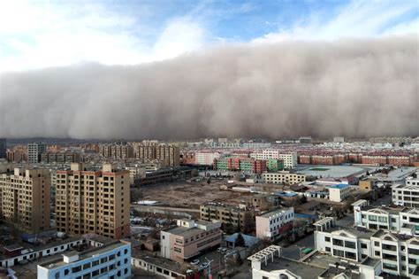 Sandstorm Engulfs China City Abs Cbn News