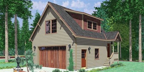 House Front Color Elevation View For Cga 106 Carriage Garage W Studio