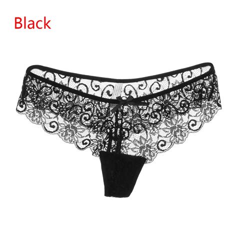 Buy 1pc Women Sex Panties Sexy Lingerie Low Waist Lace Thong Panty G String