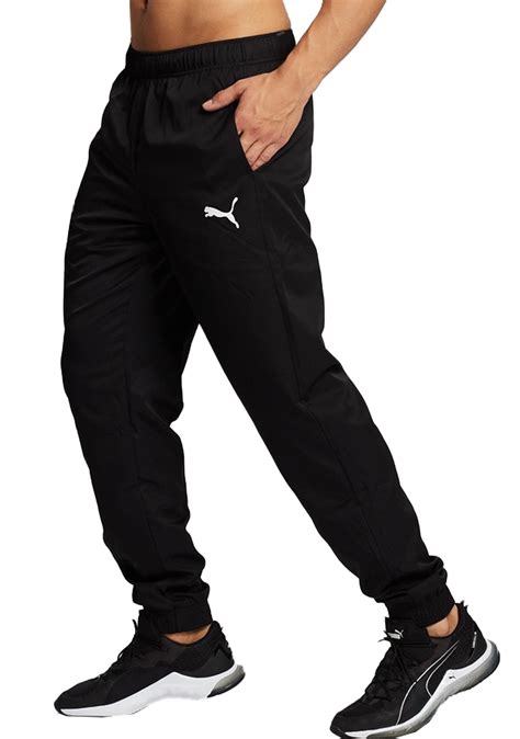 Puma Mens Active Woven Pants Black 586733 01 Jim Kidd Sports