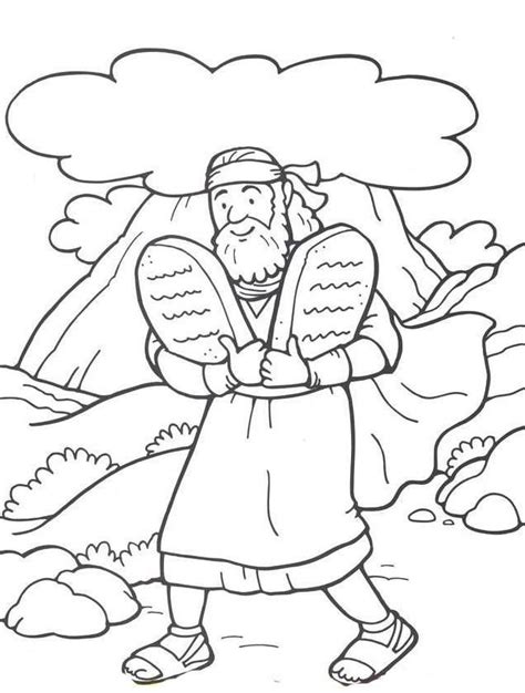 The 10 commandments were written on two flat stones moses the law on stone tablets blank stone tablets ten commandments sketch coloring page. Ten Commandments Coloring Pages - Coloring Home