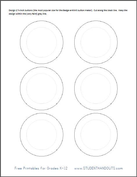 Button Badge Template Free PRINTABLE TEMPLATES