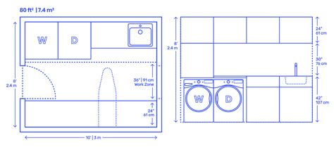 Laundry Room Layouts Dimensions And Drawings