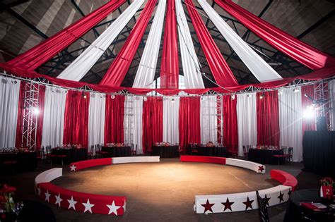 Vintage Circus Tent Interior