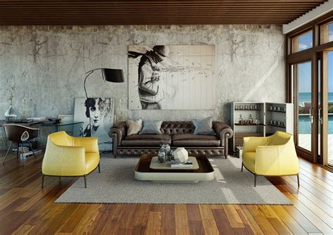 Urban Living Room Interior Design Ideas