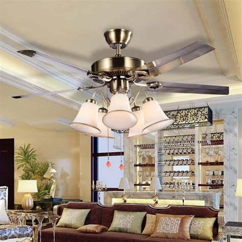 Living Room Ceiling Fan Modern Minimalist Living Room Ceiling Fan