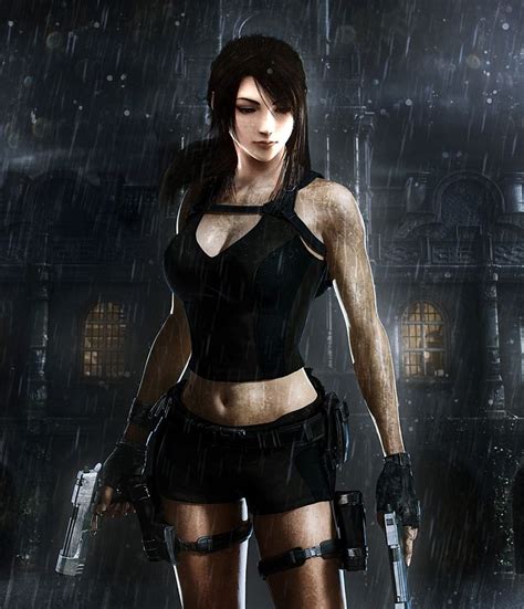 Tifa Meets Lara By Vynthallas Tomb Raider Wallpaper Tomb Raider Game
