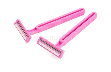 Pink Razor Blade Stock Image Image Of Cosmetic Blades 27783397