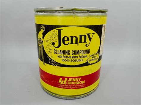 1970s Vintage French Maid Jenny Division Car Wash Cleaning Compound