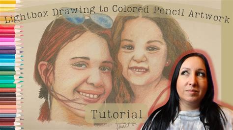 Lightbox Drawing To Colored Pencil Artwork Tutorial Using A Lightbox