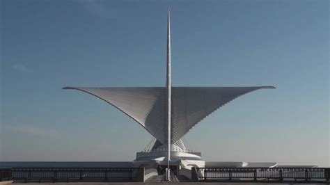 Time Lapse Milwaukee Art Museum Calatrava Burke Brise Soleil Hd