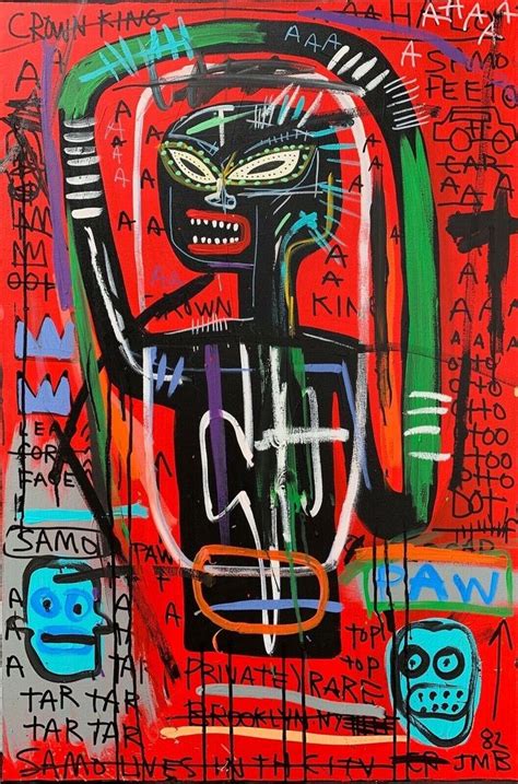 Abstract Expressionist Art By Basquiat