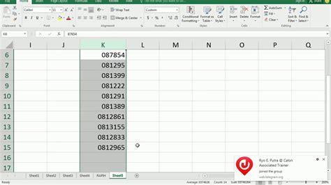 Kontak Eps4: CARA MENAMBAH ANGKA 0 PADA DATA KONTAK DI EXCEL - YouTube