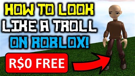How To Look Like A Troll On Roblox Youtube