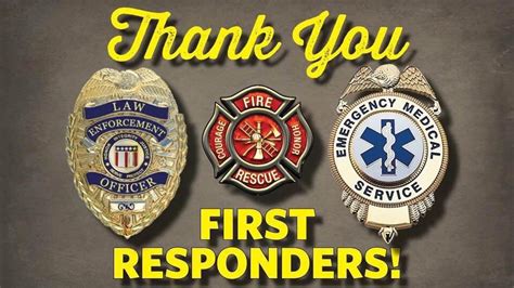 First Responder Appreciation Day To Be Held This Saturday In