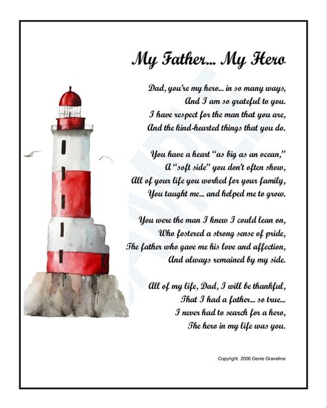 Father Poem Digital Download Unframed Dad Poem Father Etsy Canada