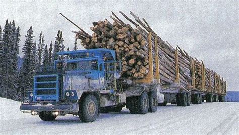 Pacific P12 Domtar Logging In Canada Big Rig Trucks Big Trucks