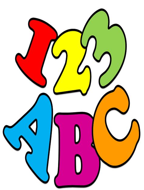 Abc 123 Clipart Free Images For Learning The Basics