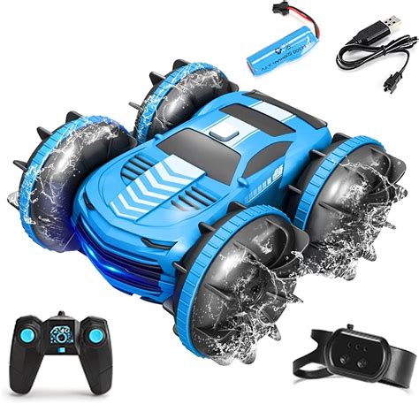 Waterproof Rc Stunt Car 4wd Off Road Amphibious Rc Cars 24ghz Remote