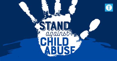 Wear Blue Day Stand Event Bring Awareness To Child Abuse The
