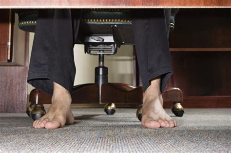 Clipping Nails Going Barefoot And Other Office Donts