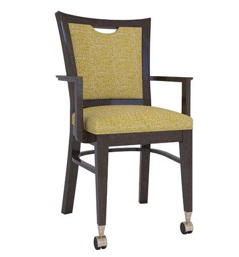 4363 1 Wood Arm Chair Shelby Williams