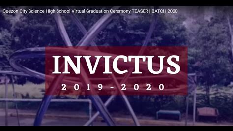 Quezon City Science High School Virtual Graduation Ceremony Teaser