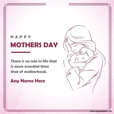 Mothers Day Wishes With Name Write Name On Mothers Day Picture